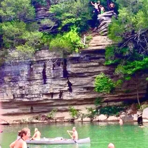 Limestone bluffs