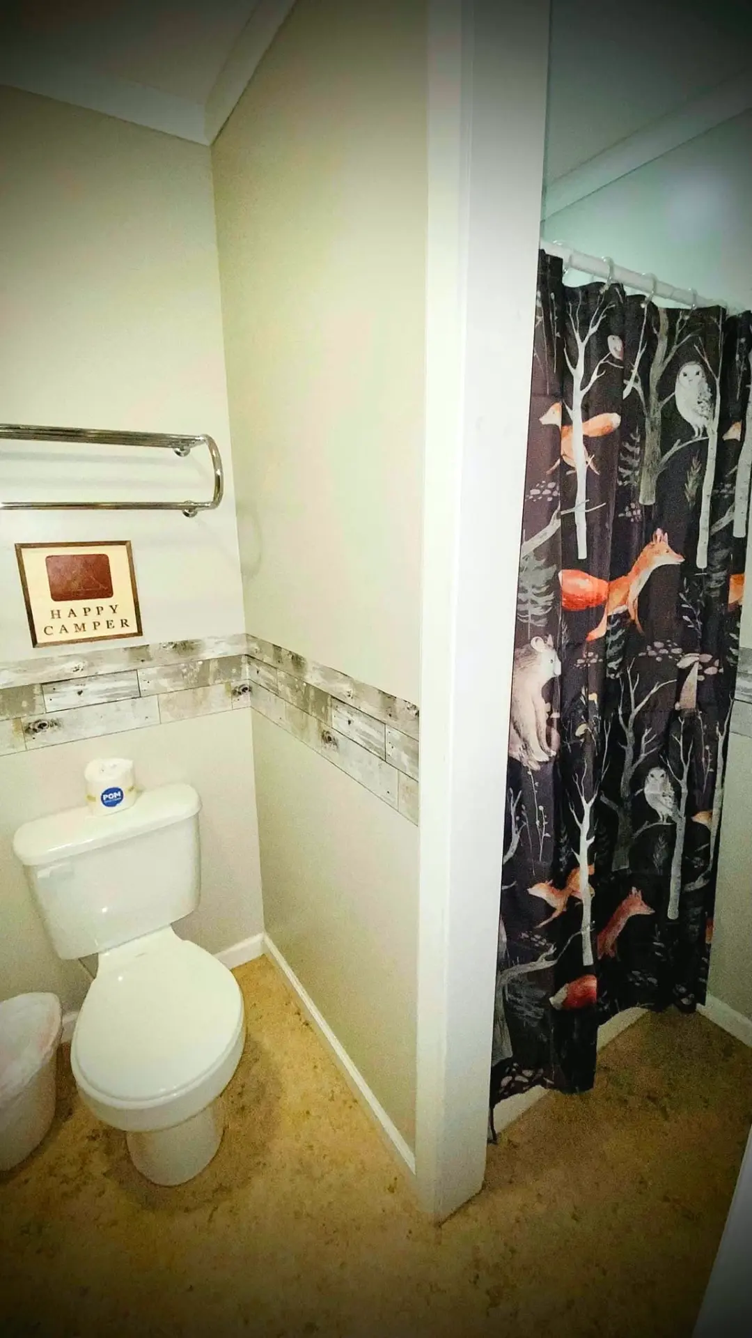 Lodge room bathroom