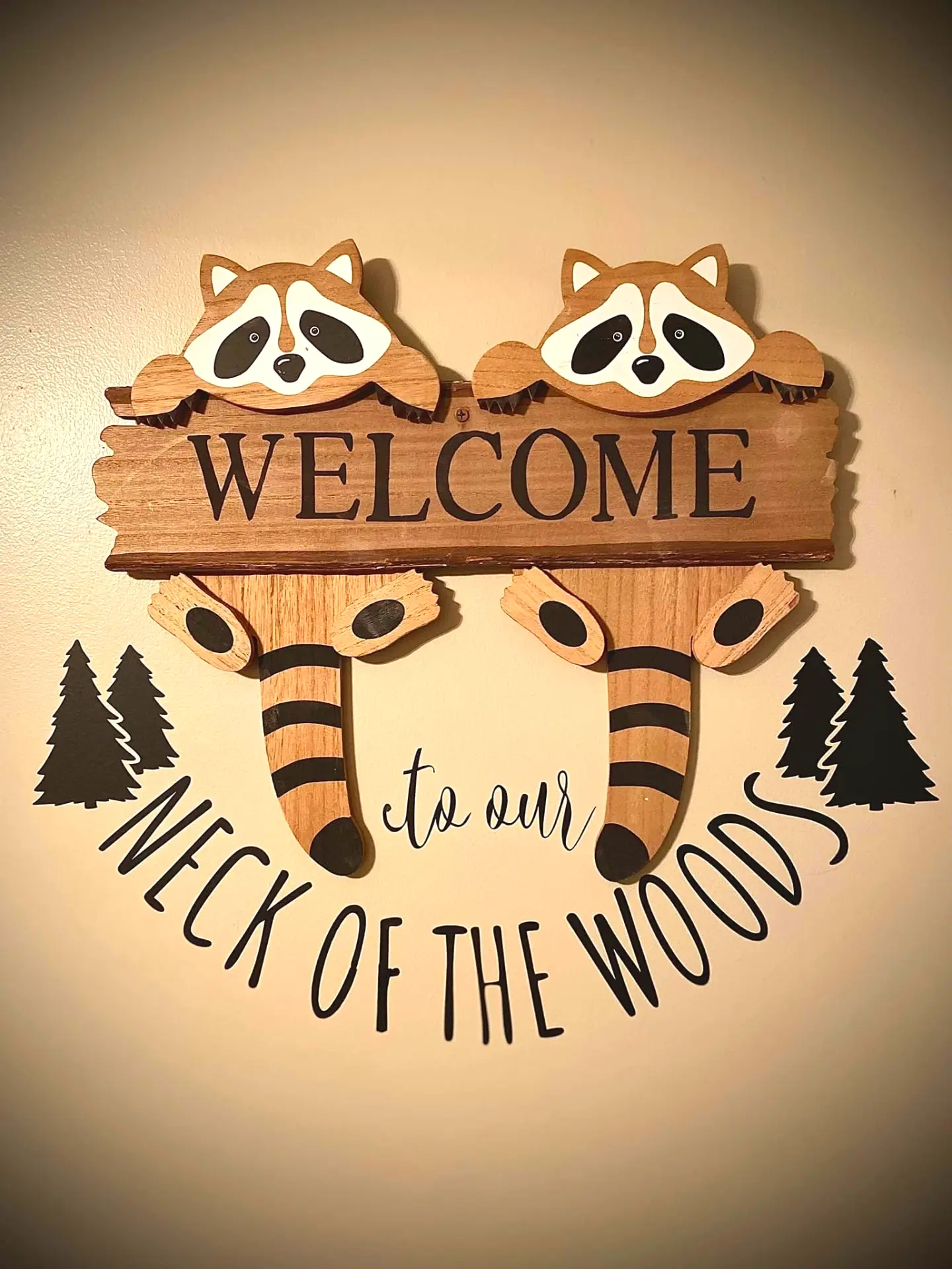 Neck of the Woods sign