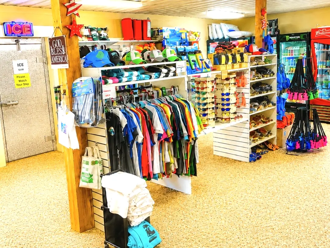 Inside the Crazy Horse camp store